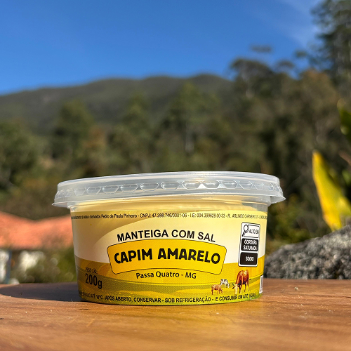 Pote de manteiga Capim Amarelo 200g